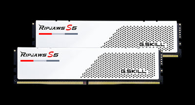 G.SKILL F5-5200J3636C16GX2-RS5W 32GB (2 x 16GB)/ DDR5 5200 MT/s/ Timings 36-36-36-83/ Voltage 1.2V/ Ripjaws S5-0