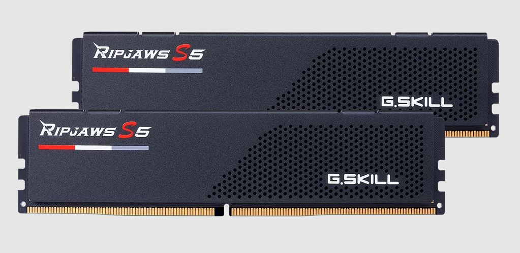 G.SKILL F5-6400J3648F16GX2-RS5K 32GB (2 x 16GB)/ DDR5 6400 MT/s/ Timings 36-48-48-102/ Voltage 1.35V/ Ripjaws S5-0