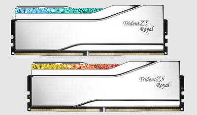 G.SKILL F5-6400J3239G32GX2-TR5S GB (2 x 32GB)/ DDR5 6400 MT/s/ Timings 32-39-39-102/ Voltage 1.4V/ TZ5 ROYAL S.-0