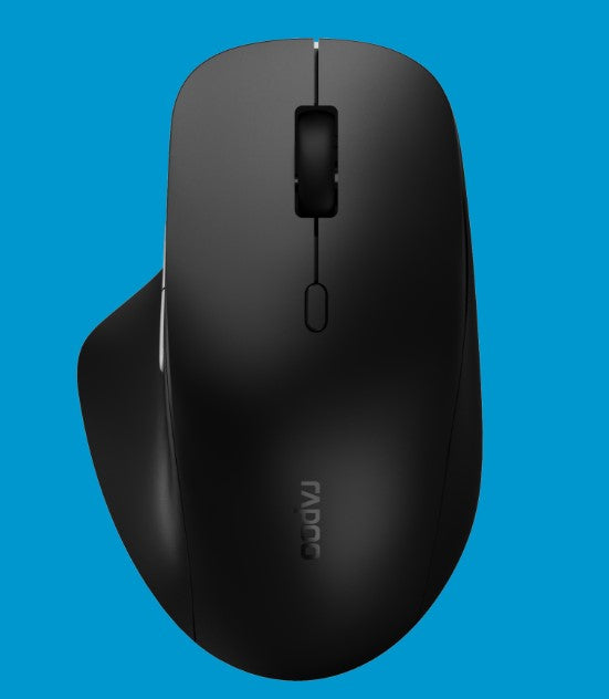 RAPOO M50 PLUS BLACK Wireless Optical Mouse -4-speed preset DPI -Wireless 2.4G transmission. Office and Business Choice-0