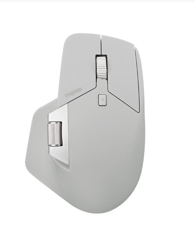 RAPOO MT760L Grey White Multi-mode Wireless Mouse -Switch between Bluetooth  5.0 and 2.4G -adjust DPI from 800 to 4000-0