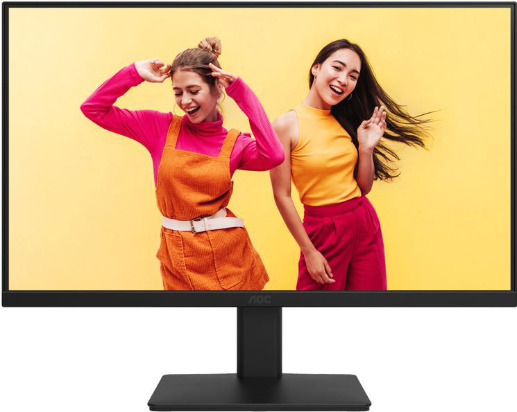 AOC 23.8' IPS 100hz, Ultra Slim design, Flicker Free, Full HD 1080, VGA, HDMI 1.4. Low Blue,  Office Home Monitor-0