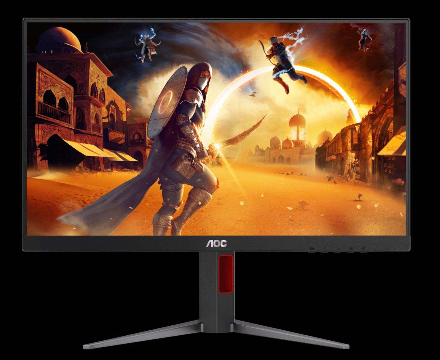 AOC 23.8' IPS, FHD 1080, Adaptive Sync,1ms, 180Hz , HDR10, 1x HDMI 2.0, 1x DP 1.4, Borderless, Height Adjustable Stand, VESA 100X100mm-0