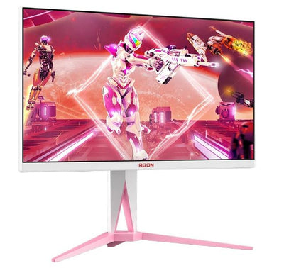 AGON AG275QXR 27' Pink  IPS  2560 × 1440 (QHD)  ,1ms, 170Hz , Free-Sync Premium HDR 400 ,HDMI2.0,DP, USB hub 3.2 x 2 Special Edition Monitor-0