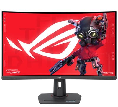 ASUS XG32WCMS 32'' ROG Strix USB Type-C Gaming Monitor, (31.5 viewable) 2560x1440, Curved, 280Hz (Above 144Hz), 1ms (GTG), Fast VA-0