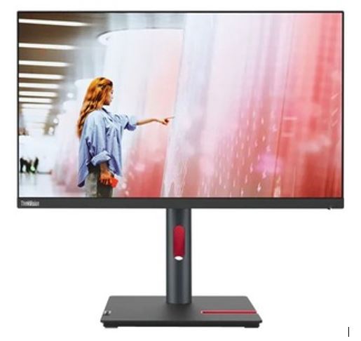 LENOVO ThinkVision P24q-30 23.8' 24' 24' QHD IPS Monitor 2K 2560x1440 16:9 Height Adjustable Tilt Swivel Pivot HDMI DP1.4 DP 4xUSB3.2 Hub 3yr-0