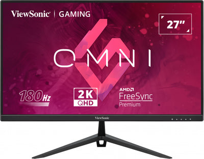 ViewSonic VX2728-2K 27' 2K QHD, 0.5ms, 180hz Super Clear IPS, HDR10, DP, HDMI, Adaptive Sync, VESA ClearMR certified, Speakers Office & Gaming Monitor-0