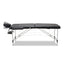 Zenses Massage Table 55cm Portable 2 Fold Aluminium Beauty Bed Black-2