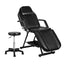 Zenses Massage Table Adjustable Salon Bed Chair 3-Fold Black-2