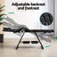 Zenses Massage Table Adjustable Salon Bed Chair 3-Fold Black-3