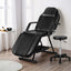 Zenses Massage Table Adjustable Salon Bed Chair 3-Fold Black-6