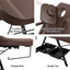 Zenses Massage Table Adjustable Salon Bed Chair 3-Fold Brown-4