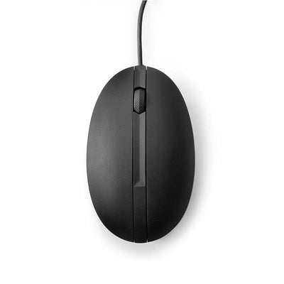 HP Wired Desktop 320M Mouse - 1000DPI,  Optical Red Sensor, USB, Cable Length 1800mm, System Requirement-0