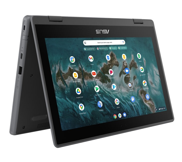 ASUS Chromebook Flip CR1 11.6'  2 in 1 Convertible  8MP & 720p Camera Pen Stylus,Touch Rugged Intel Celeron N4500 4GB 32GB Student Chrome OS WiFi6 1YR-0