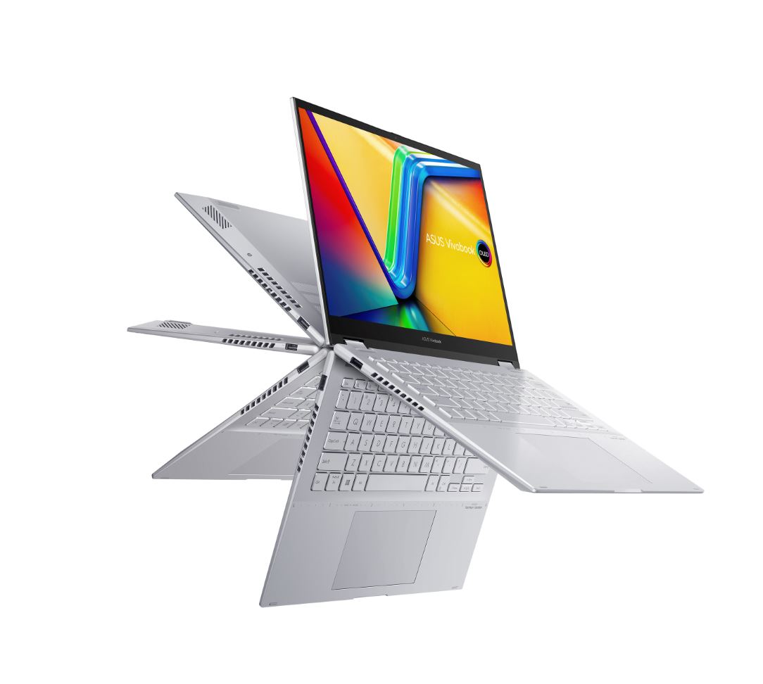 Asus VivoBook S 14 Flip 2.8K OLED (2880x1800) 16:10 , 14' 2 in1 Laptop, Ryzen 7 7730U, 16GB RAM, 1TB SSD, Win 11 Home, Asus Touch + Pen-0