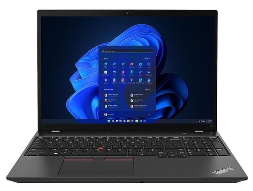 LENOVO ThinkPad T16 16' WUXGA IR Intel i5-1335U 16GB 256GB SSD Windows 11 PRO Iris Xe WIFI6E LAN Thunderbolt Fingerprint 3yr OS wty 1.6kg ~21HH000QAU-0