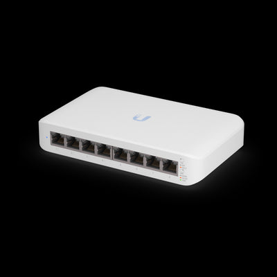 Ubiquiti UniFi Switch USW-Lite-8-POE, 4x PoE Output Ports, 52W PoE Supply, Fanless, Wall Mount Kit Included, 2Yr Warr-0