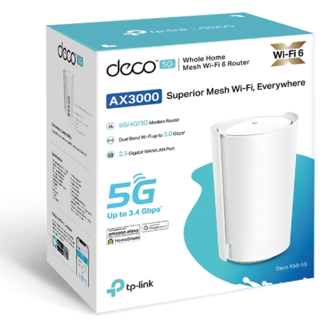 TP-Link Deco X50-5G(1-pack) 5G AX3000 Whole Home Mesh WiFi 6 Gateway-0