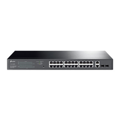 TP-Link TL-SG1428PE 28-Port Gigabit Easy Smart Switch with 24-Port PoE+ 32xVLAN 56Gbps Switching Capacity Rack Mountable-0
