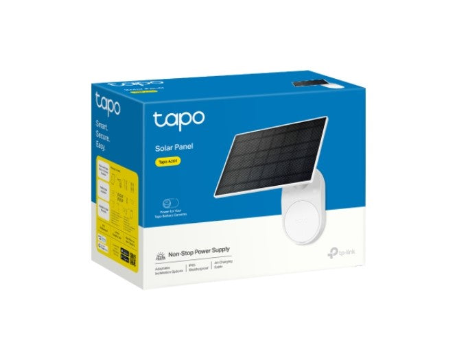 TP-Link Tapo A201 Solar Panel, Compatible with all Tapo Battery Cameras (Tapo C420, Tapo C410, and Tapo C400)-0