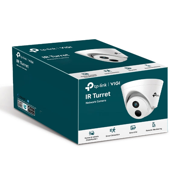 TP-Link VIGI 2MP C420I(4mm) IR Turret Network Camera, 4mm Lens, Smart Detection, 3YW-0