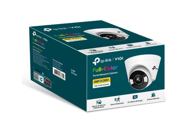 TP-Link VIGI 5MP C450(4mm)  Full-Colour Turret Network Camera, 4mm Lens, Two-Way Audio, Corridor Mode, Smart Detection 3YW-0