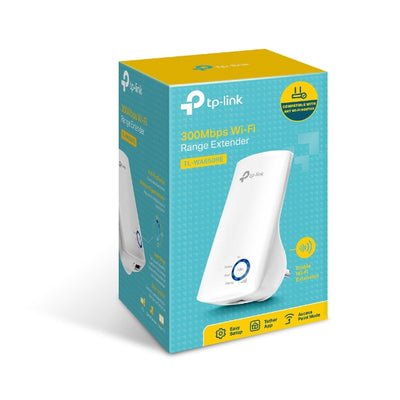 TP-Link TL-WA850RE N300 WiFi Range Extender 2.4GHz (300Mbps) 1x100Mbps LAN 802.11bgn 2x OnBoard antennas Mini size wall-mounted (~TL-WA855RE)-0