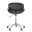 Artiss Wooden Office Chair Leather Seat Black-2