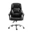 Artiss Executive Office Chair Leather Recliner Black-2