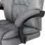 Artiss Executive Office Chair Fabric Footrest Grey-3