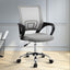 Artiss Mesh Office Chair Mid Back Grey-7