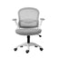 Artiss Mesh Office Chair Mid Back Grey-2