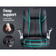 Artiss Executive Office Chair Leather Tilt Black-5