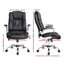 Artiss Executive Office Chair Leather Tilt Black-6