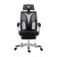 Artiss Mesh Office Chair Recliner Black White-2