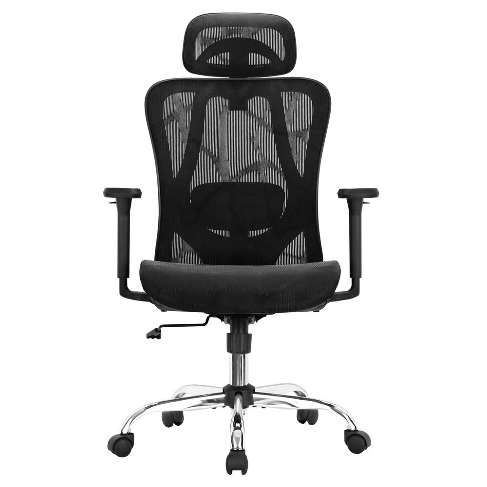 Artiss Ergonomic Office Chair Recline Black-2