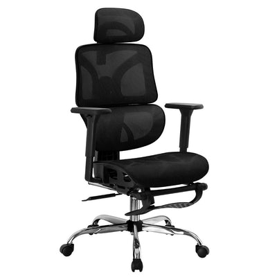 Artiss Ergonomic Office Chair Footrest Black-0