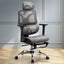 Artiss Ergonomic Office Chair Footrest Grey-6