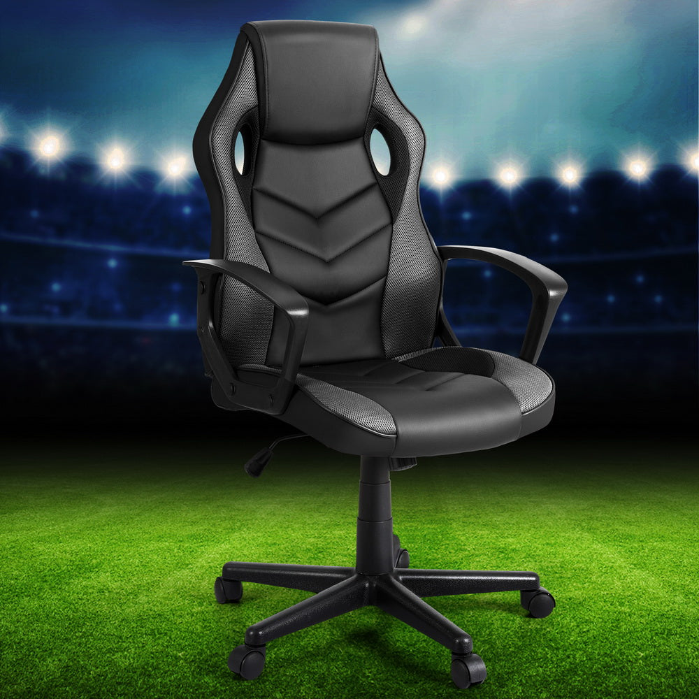 Artiss Gaming Office Chair Computer Chairs Grey-6