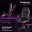 Artiss Gaming Office Chair Computer Chairs Purple-4