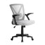 Artiss Mesh Office Chair Mid Back Grey-0