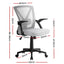 Artiss Mesh Office Chair Mid Back Grey-1