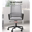 Artiss Mesh Office Chair Computer Gaming Desk Chairs Work Study Mid Back Grey-3