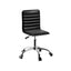 Artiss Office Chair Conference Chairs PU Leather Low Back Black-0