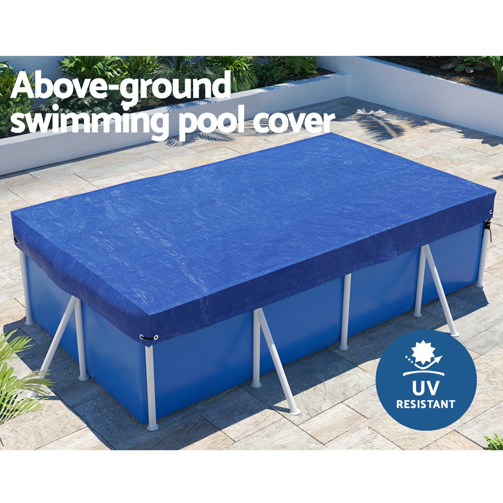 Aquabuddy Pool Cover 3x2m Above-ground Swimming Pool Blanket Blue-3