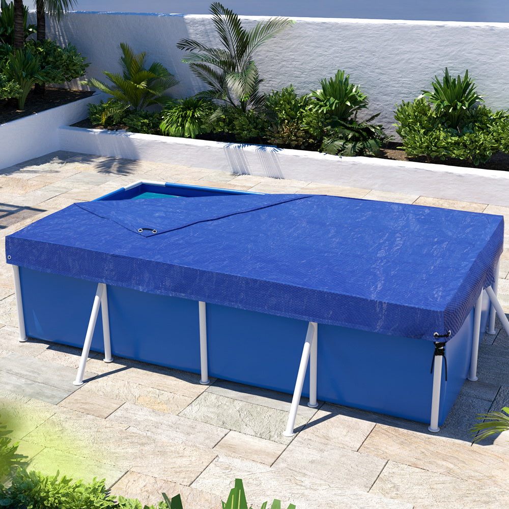 Aquabuddy Pool Cover 3x2m Above-ground Swimming Pool Blanket Blue-6