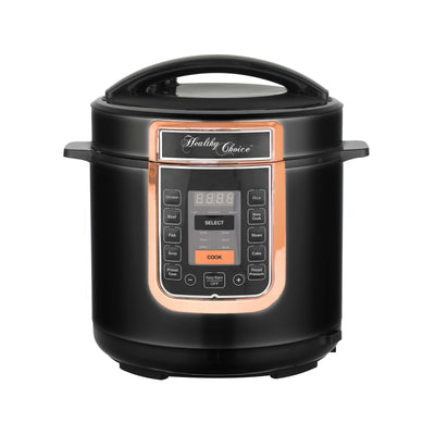 6L Electric Slow & Pressure Cooker (Black) 8 Programs, 1000W-0