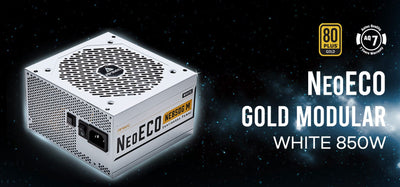 Antec NE 850w 80+ Gold, Fully-Modular, LLC DC, White 1x EPS 8PIN, 120mm Silent Fan, Japanese Caps, ATX Power Supply, PSU, 7 Years Warranty-0