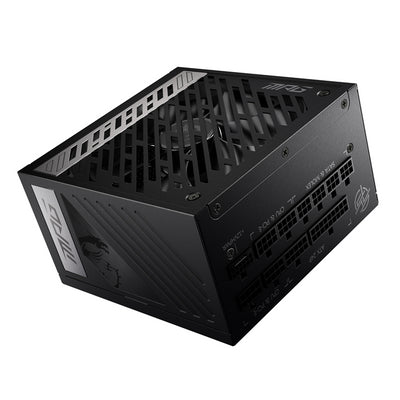 MSI MPG A1000G PCIE5 1000W ATX Power Supply Unit, 80 PLUS Gold, Fully modular flat cables, 0 RPM Mode, Active PFC design-0