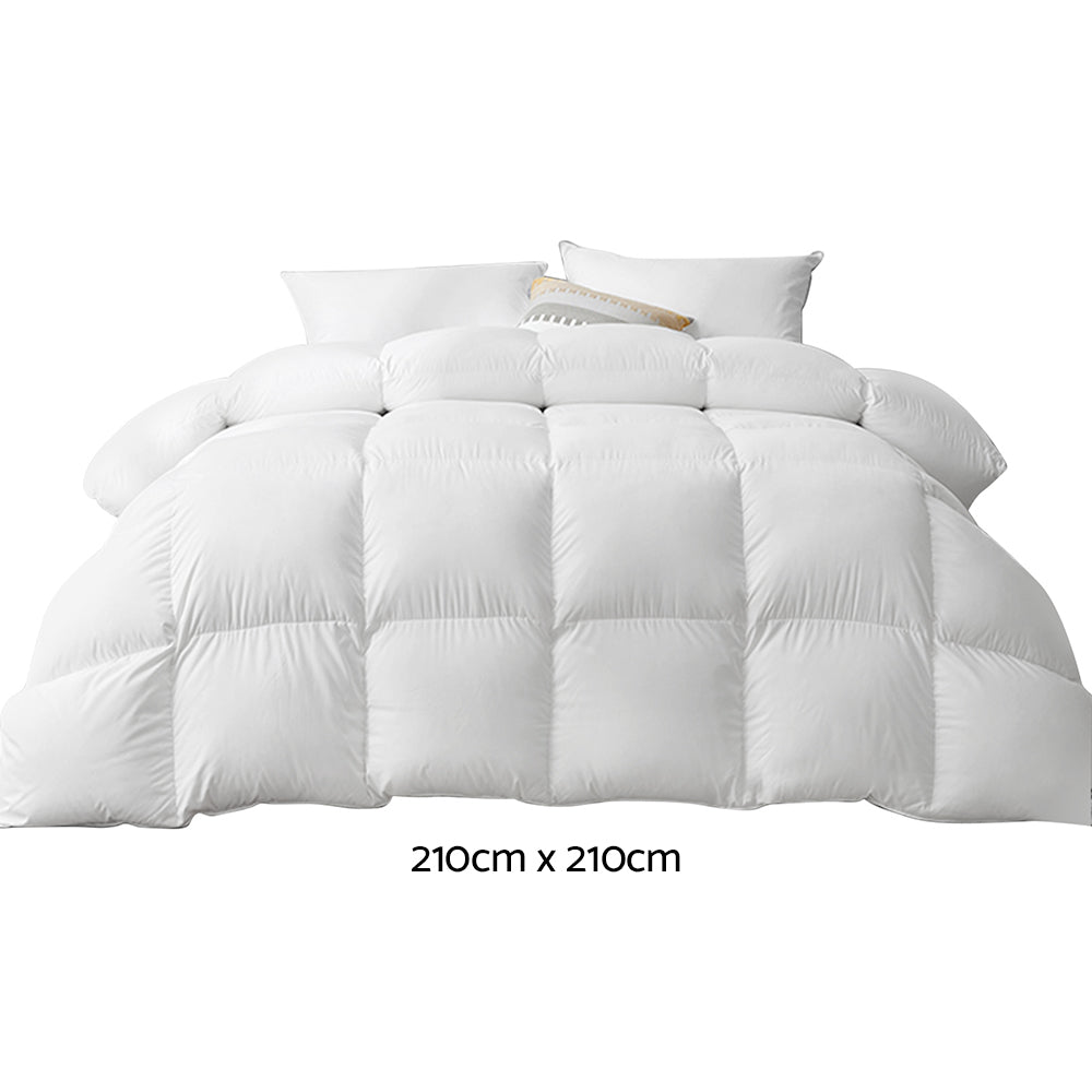 Giselle Bedding 700GSM Duck Down Feather Quilt Queen-1